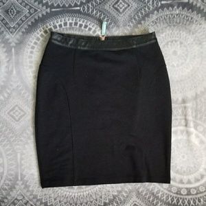 Mini bodycon pencil skirt